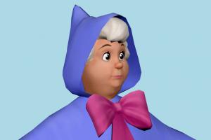 Fairy Godmother disney, cartoon-character, character, cartoon, toony, woman, people